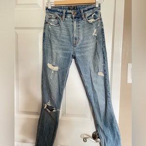 Abercrombie Simone slim straight denim